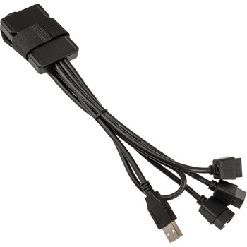 Lian Li USB Хъб Lian Li PW-U2TPAB USB 2.0 1-към-3 Hub - Черно - G89. PW-U2TPAB. 00 (G89.PW-U2TPAB.00)