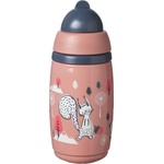 Tommee Tippee SuperStar Неразливаща се термочаша със сламка 266 мл 12м+, BACSHIELD, розова (Insulated Straw)