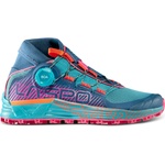 La Sportiva Дамски маратонки La Sportiva Women's Cyklon Trail running shoes - Storm Blue / Cherry Tomato - размер 38 (EU) (123-2399-0114)