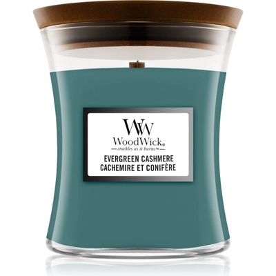 WoodWick Evergreen Cashmere ароматна свещ 275 гр