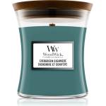 WoodWick Evergreen Cashmere ароматна свещ с дървен фитил 275 гр