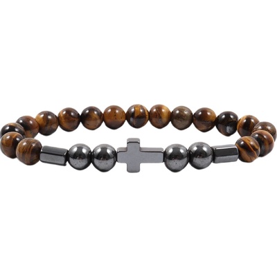 Amparo Náramok Cross Tigrie oko C229