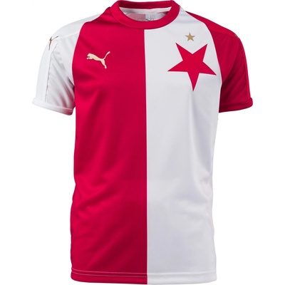 Puma SK Slavia REPLIC KIDS Bílá dětský fotbalový dres – Sleviste.cz