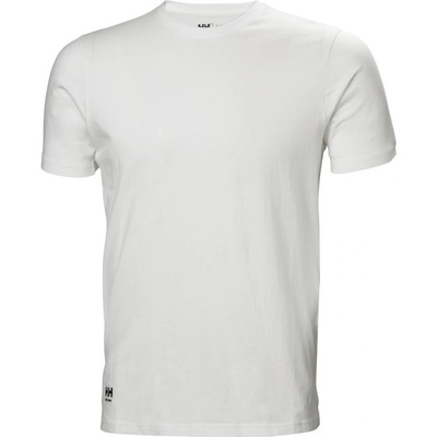 Helly Hansen tričko Manchester Classic 79161 krátký rukáv pánské bílé