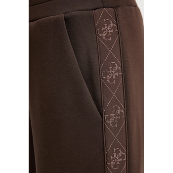 Guess Спортен панталон Guess NEW VICTOIRE в кафяво с апликация W5YB11 KBYE2 (W5YB11.KBYE2)