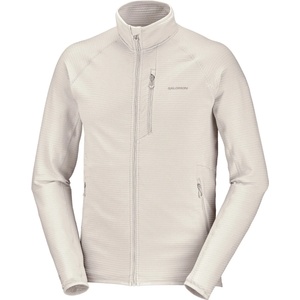 Salomon Мъжко поларено яке Salomon Essential Lightwarm Fleece jacket - Silver Cloud (005-6023-0711)