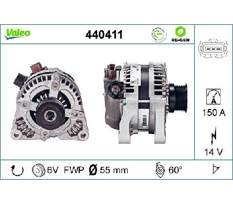 Alternátor VALEO 440411
