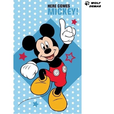 DETEXPOL Dětský ručník Mickey hvězdičky 50 x 30 cm