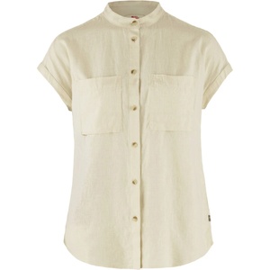 Fjällräven Дамска риза с копчета Fjällräven Women's Övik Hemp Shirt S/S Shirt - Chalk White (133-1027-0113)
