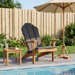 vidaXL Градински Adirondack стола Натурално Солидно тиково дърво (42041357)