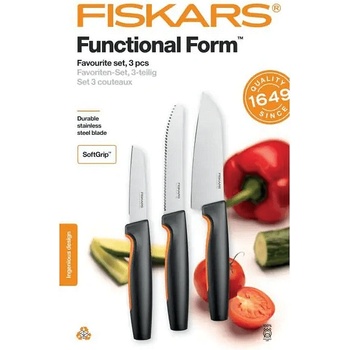 Fiskars Комплект ножове Functional Form New, 3 броя (FS 1057556)