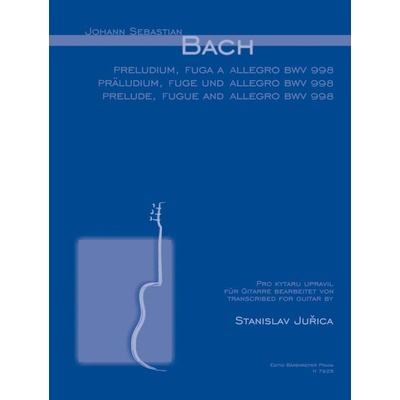 Preludium, fuga a allegro BWV 998 - Johann Sebastian Bach