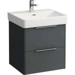 Laufen Base - Шкаф за мивка, 52x52x44 см, 2 чекмеджета, сив H4021721102661 (H4021721102661)