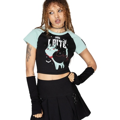 KILLSTAR тениска KILLSTAR -Cat Spat - черен - KSRA005725