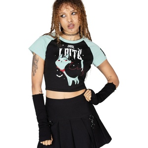 KILLSTAR тениска KILLSTAR -Cat Spat - черен - KSRA005725