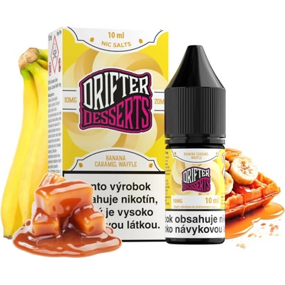 Juice Sauz Drifter Desserts Salt Banana Caramel Waffle 10 ml 10 mg