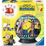 Ravensburger 3D пъзел Ravensburger от 72 части - Миньоните 3 (12008079)