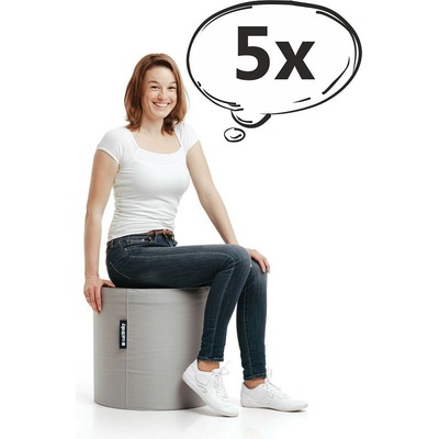 SakyPaky Sada 5 Taburetů PUR