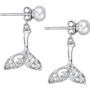 Silenti Jewelry Сребърни обеци "Морска Магия