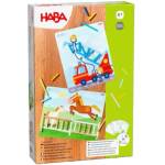HABA Дървена игра за съвпадение Цветни пръчки с шаблони Stabix от 4 години (1307163001)