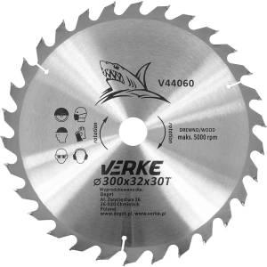 VERKE Режещ диск с твърдосплавни пластини 300x32мм 30T 66349 (V44060)