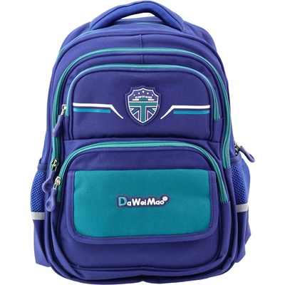 Tomido Školní dětský batoh tmavě modro-zelený s hrudním popruhem 20 l 38 cm