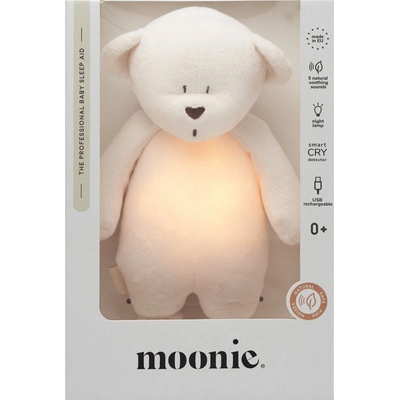 MOONIE Bear 2.0 Organic Cream играчка за заспиване с мелодия