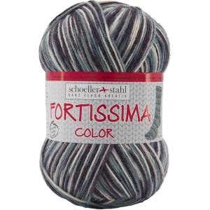 Schoeller + Stahl Fortissima Color 90028-2407 Grey Плетива прежда (90028-2407)