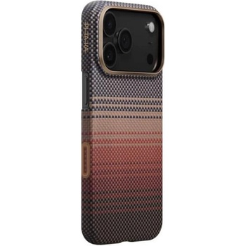 PITAKA Magsafe Калъф за iPhone 17 Pro Max, Pitaka Edge Sunset Case, Кафяв (KI1702SPM)