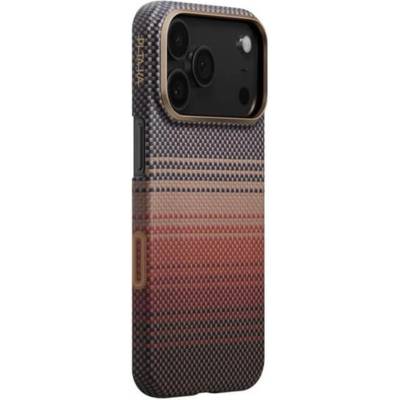 PITAKA Magsafe Калъф за iPhone 17 Pro Max, Pitaka Edge Sunset Case, Кафяв (KI1702SPM)