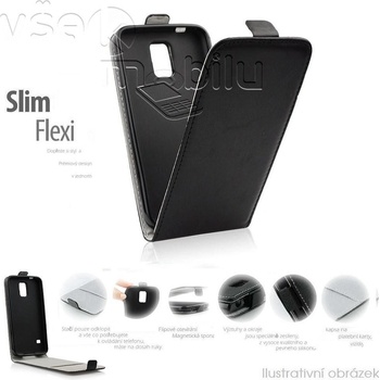 Púzdro ForCell Slim Flip Flexi Nokia Lumia 530 čierne