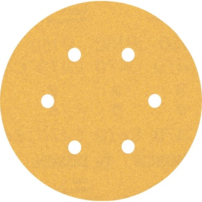 Bosch Brúsny papier EXPERT C470 so 6 otvormi pre excentrické brúsky, 150 mm, zrnitosť 150, 50 ks 2608901122