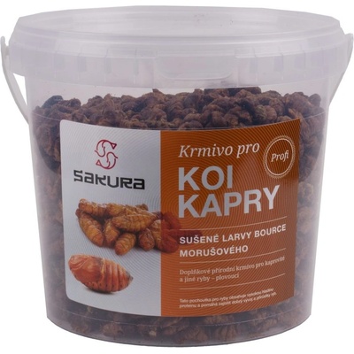 Sakura Sušené larvy bource morušového 2 l, 500 g