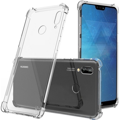Techsuit Shockproof Clear Silicone puzdro pre Huawei P20 Lite – priehľadné