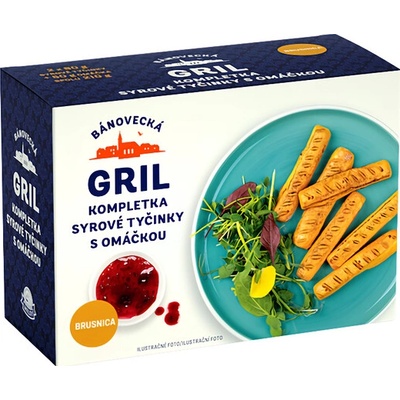 Milsy Bánovecká Gril kompletka syrové udené tyčinky s omáčkou 2 x 80 g