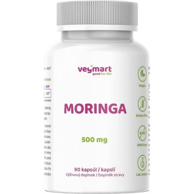 Vegmart Moringa 500 mg 90 kapsúl
