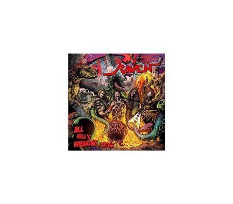 RAVEN - ALL HELL'S BREAKING LOOSE LP
