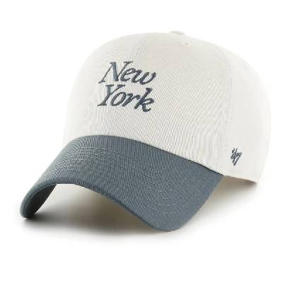 Шапка 47 MLB New York Yankees Foundation Script TT Clean Up cap - Beige (Sandstone / SS)