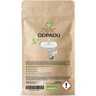 Nanolab Prírodný čistič upchatého odpadu 1000 g