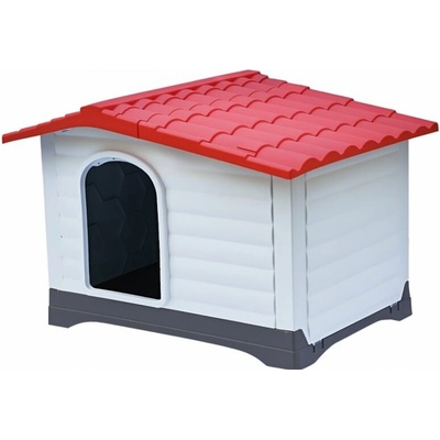 Max 424 plastová búda pre psa červená 111 x 84 x 81 cm