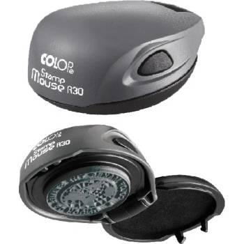 Печат джобен кръгъл Colop Mouse R30 син (R30)