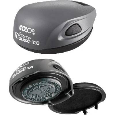 Печат джобен кръгъл Colop Mouse R30 син (R30)