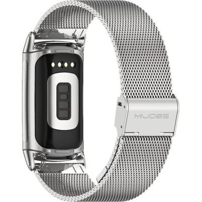 VSECHNONAMOBIL 112691 MILANESE Kovový řemínek pro Fitbit Charge 6 / Charge 5 stříbrný