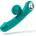 SuperLove Double Lust Snail Realistic Vibrator Green