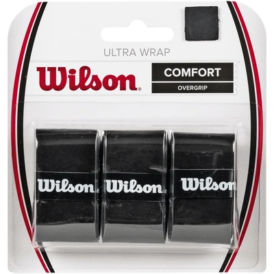 Wilson Ultra Wrap overgrip 3ks černá – Zboží Dáma