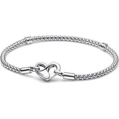 PANDORA Zdobený náramok Moments Srdce 16 cm 592453C00-16