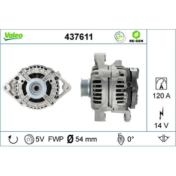 Alternátor VALEO 437611