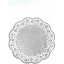 Wimex Dekoračná krajka PAP okrúhla biela O16cm 100 ks
