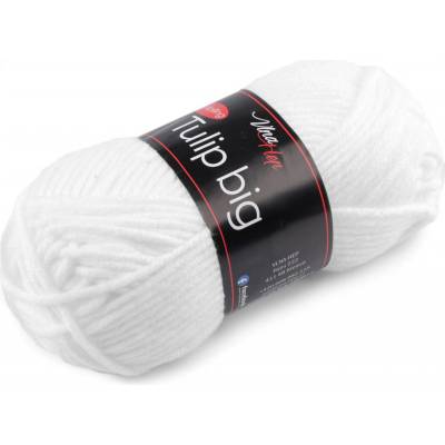 Prima-obchod Pletací příze Tulip big 100 g, barva 1 (4002) bílá