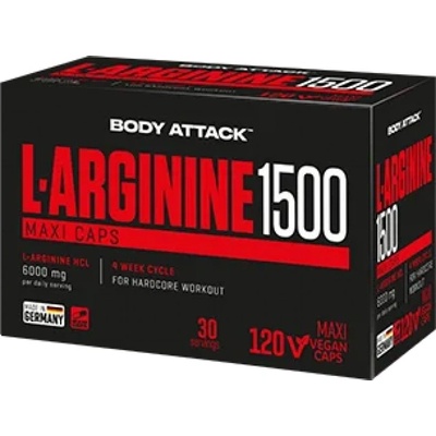 Body Attack L-Arginine 1500 [120 капсули]